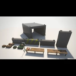 Teardown "Декорации и реквизит - медицина, укрепления, оружие"