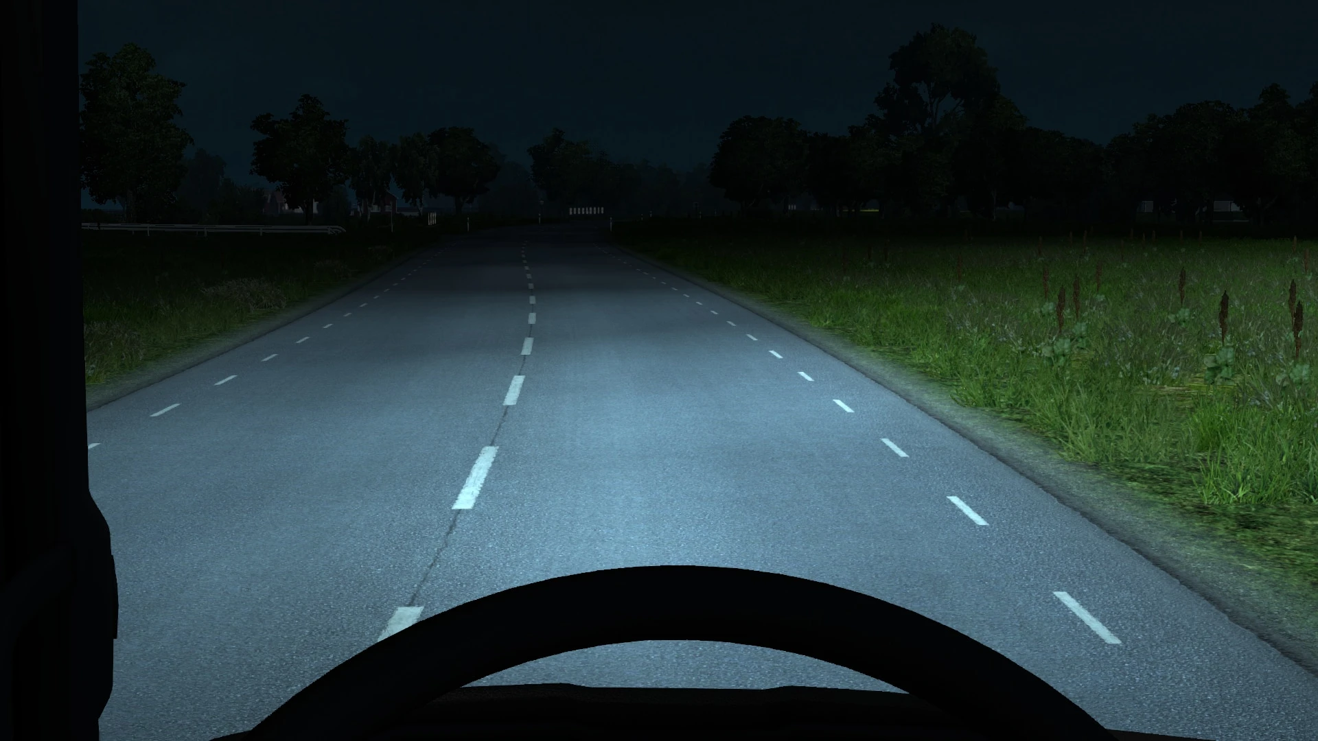 Euro Truck Simulator 2 "Новые фары 8000К Ice Blue для Scania 2016, Volvo 2012 и DAF 2021" [1.54]