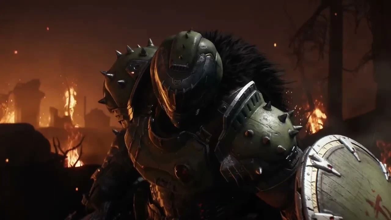 DOOM с заставкой Зены