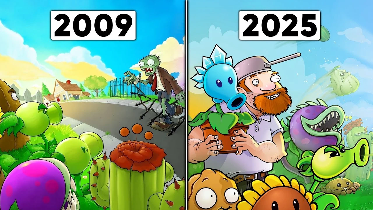 Эволюция Plants vs. Zombies - от классики до Replanted (2009-2025)