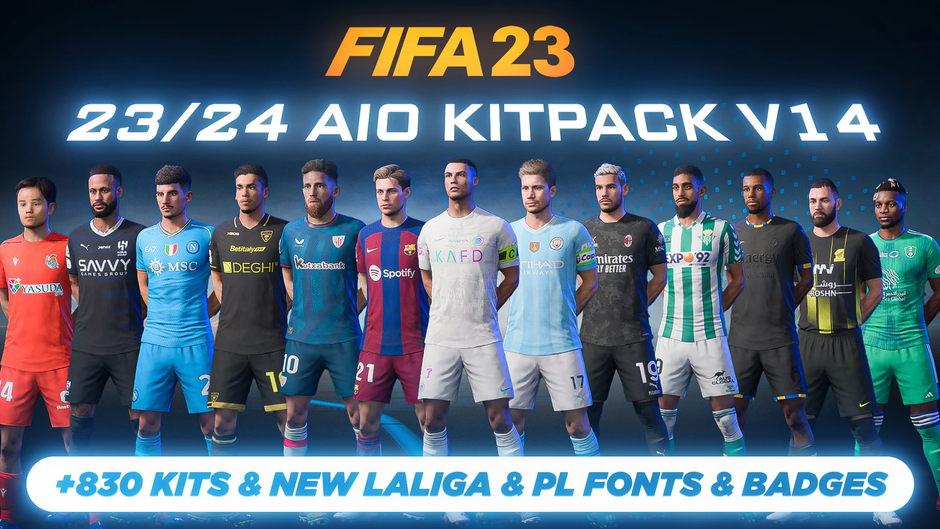 FIFA 23 "Большой пак форм сезона 23\24"