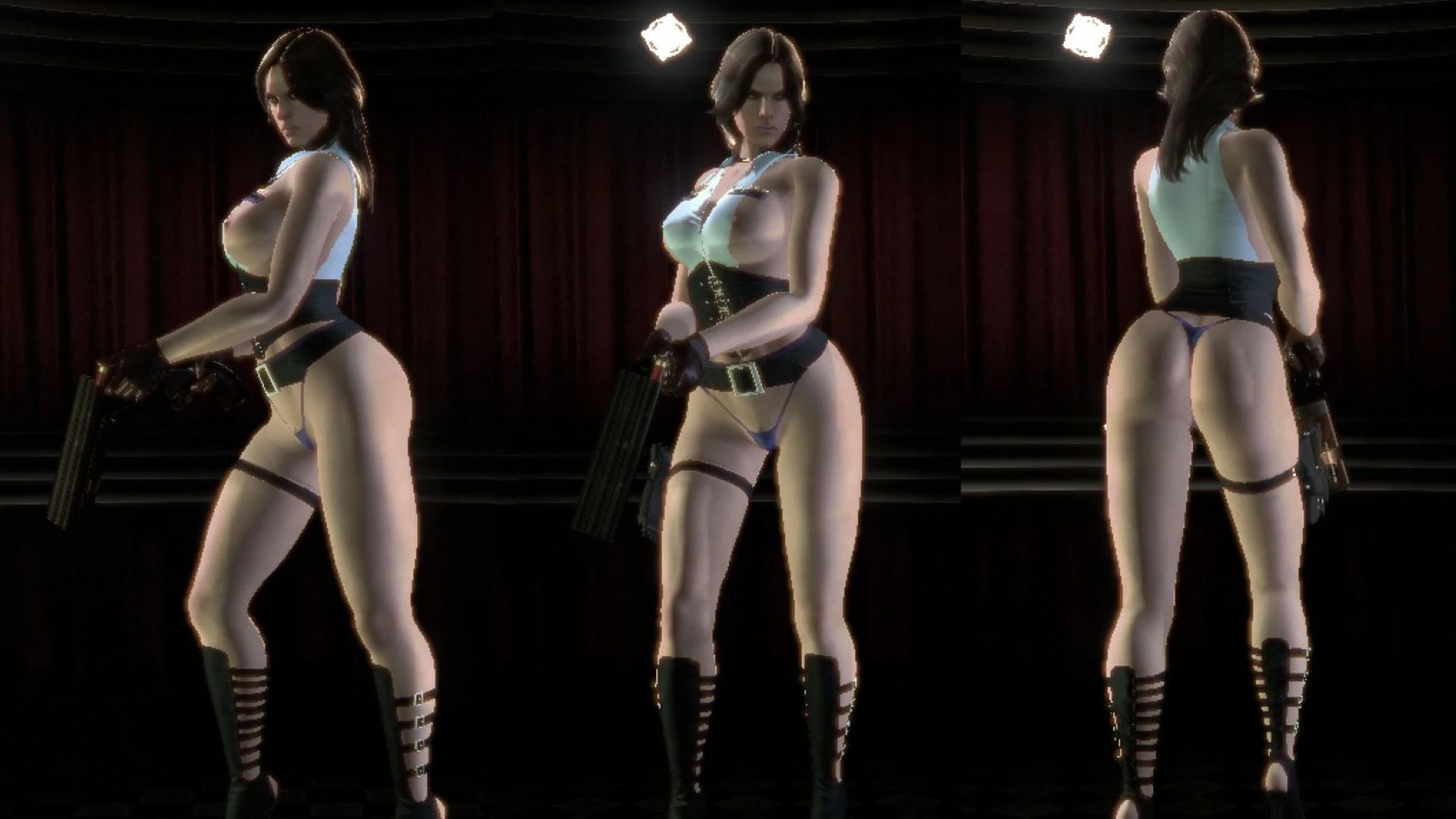 Resident Evil 6 "Хелена в сексуальном наряде полицейского"