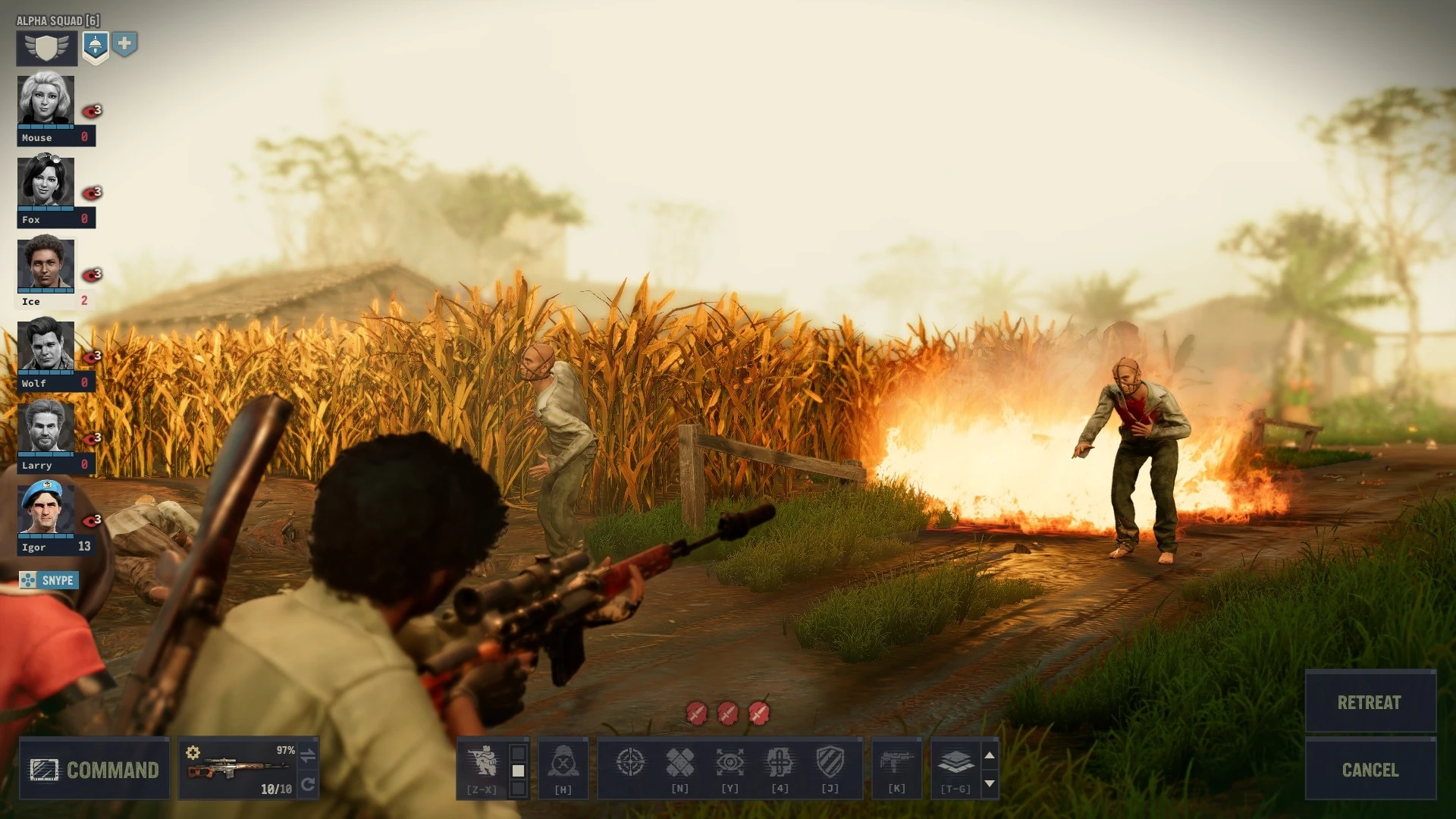 Jagged Alliance 3 "Автоматический огонь с полным уроном"