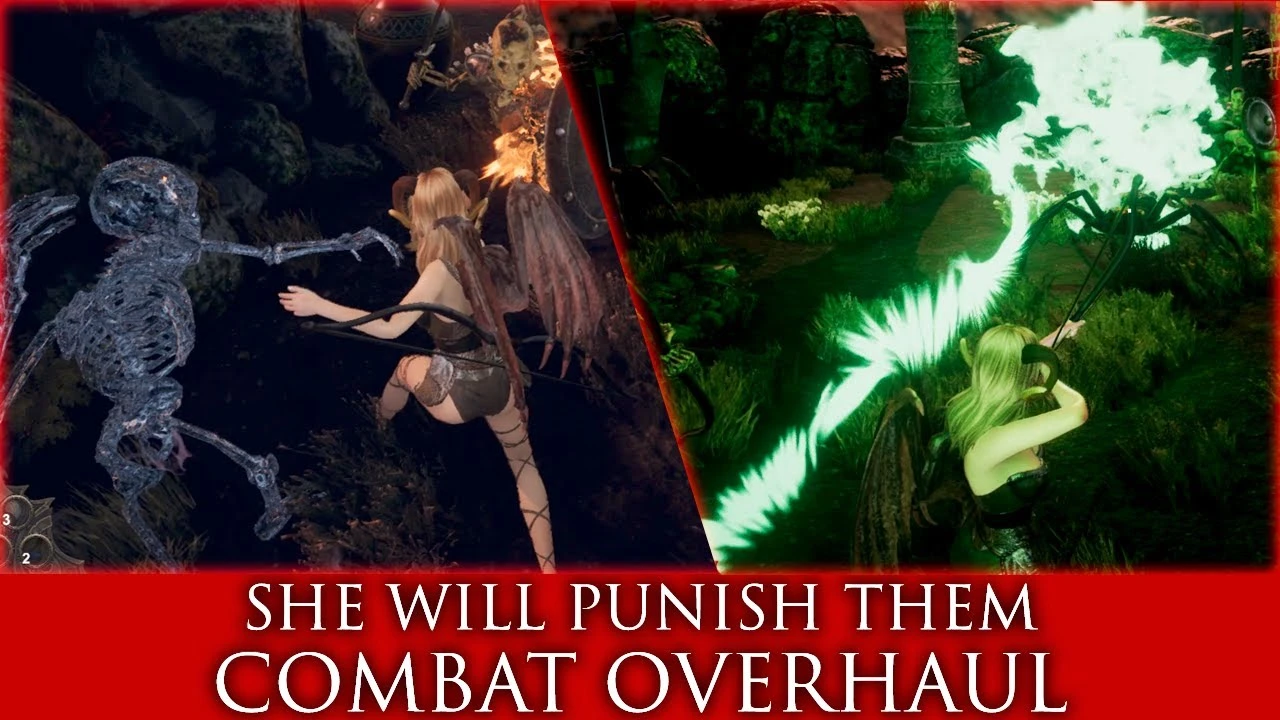 Обновлённая боевая система в новом трейлере She Will Punish Them