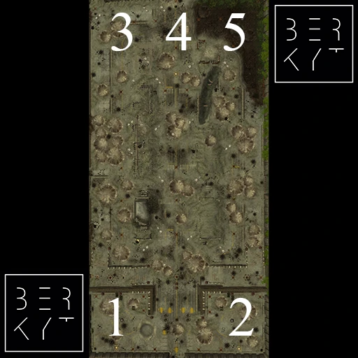 Warhammer 40.000: Dawn of War "Карта - крепость Империума с одним проходом(2VS3)(5)("Взаперти")"