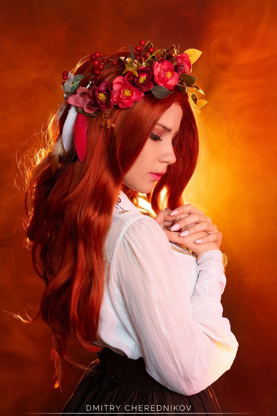 Косплей на Трисс из "Ведьмака"