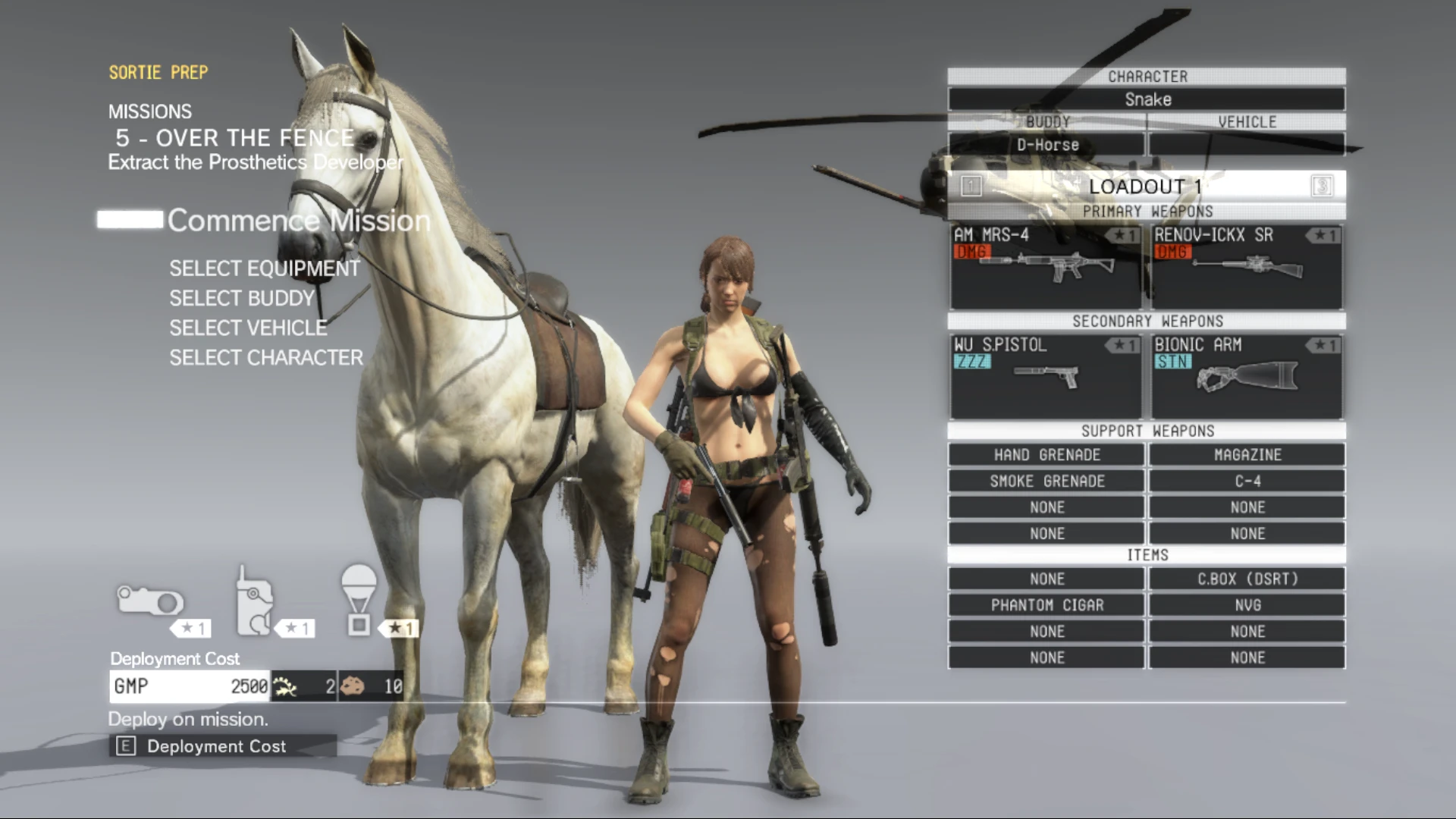 Metal Gear Solid 5: The Phantom Pain "Играбельная Квает ver.1.1"