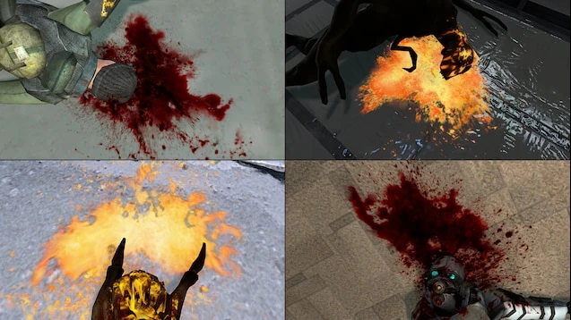 Garry's Mod "Blood Pools Redux - Реалистичная кровь"