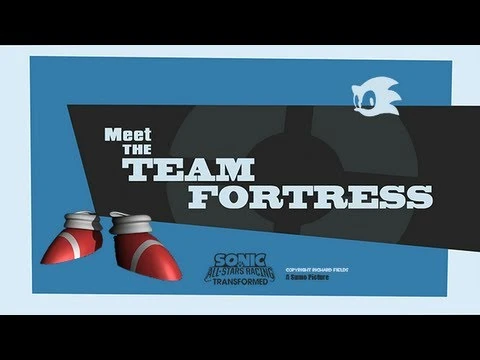 Персонажи из TF 2 в sonic & sega all-stars racing