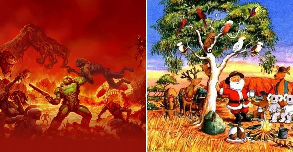 Новый мод для Doom 2: Празднование рождества в Австралии