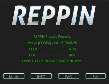 Evolve: Трейнер/Trainer (+5) [1.0] {dEViATED}