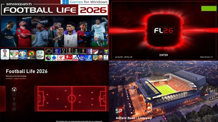 PES 2021 "SP Football Life26 Пак-Стадионов - Остальная Европа" [1.0]