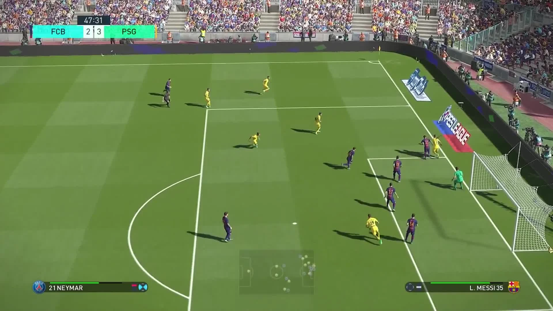 Эксперимент в PES 2018: Команда Месси против Команды Неймаров