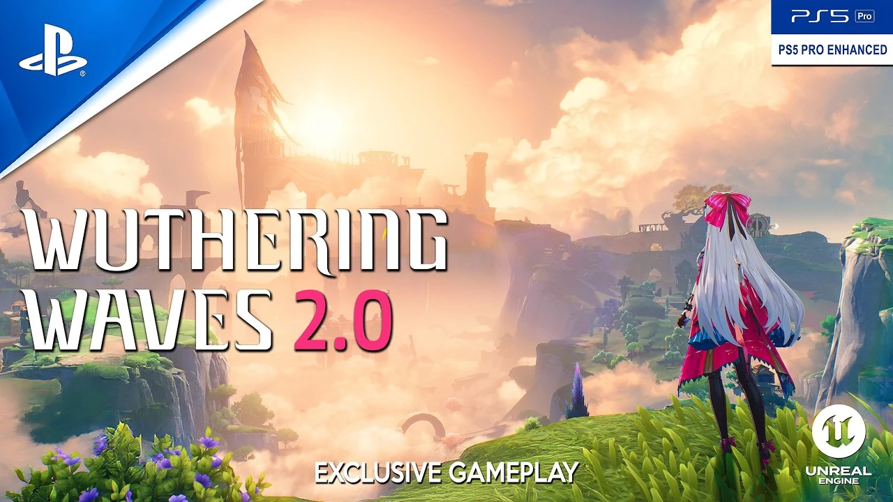Новый геймплей Wuthering Waves версии 2.0 на PlayStation 5 Pro