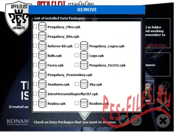 PES 2015 "DpFileList UPDATE v1.6"