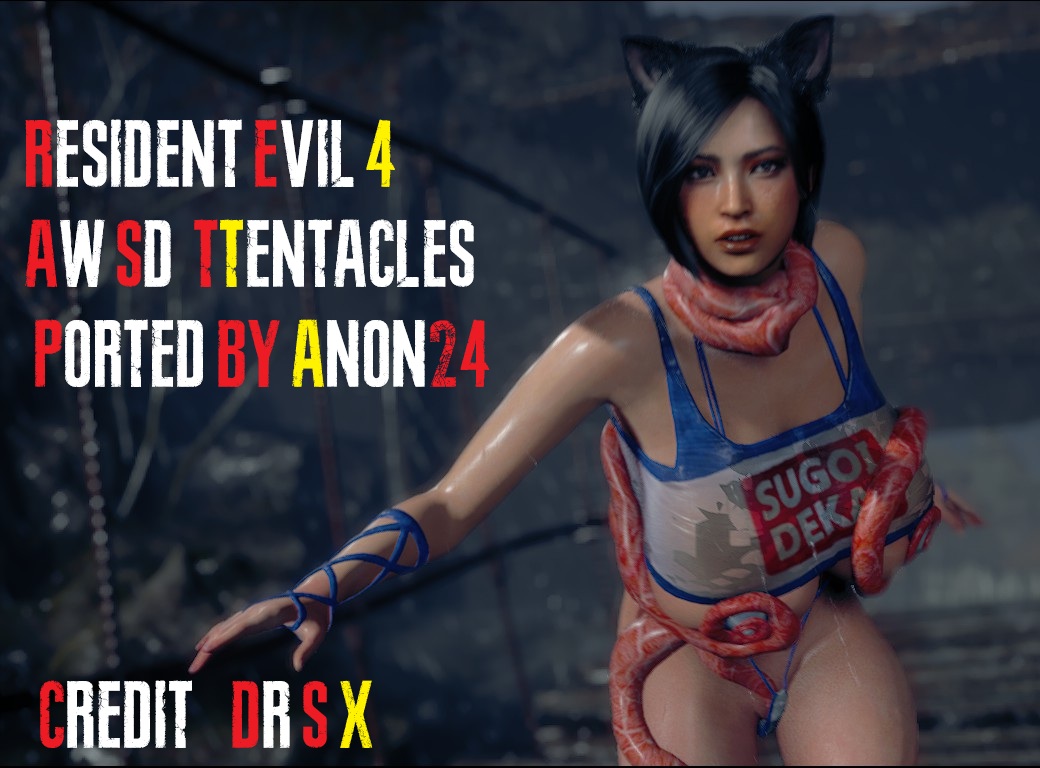 Resident Evil 4 "Sugoi Dekai T-Tentacles NSFW - Ада в костюме с обвитыми щупальцами"