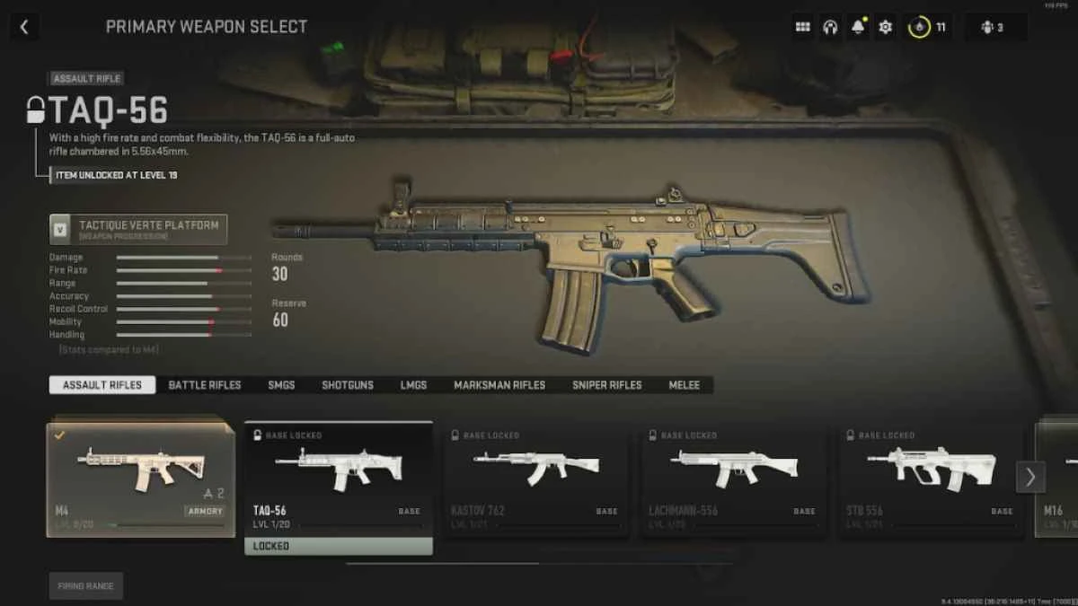 Лучшие модули для TAQ 56 в Call Of Duty: Modern Warfare 2