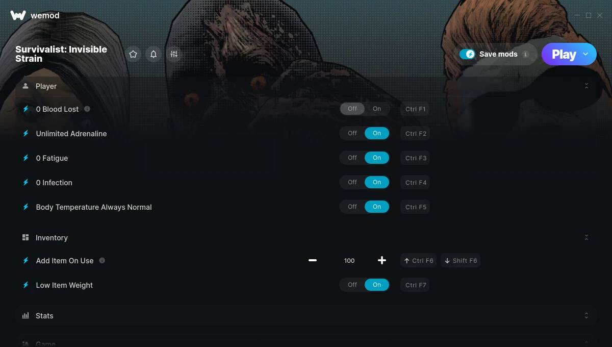 Survivalist: Invisible Strain "Трейнер +11" [UPD: 28.06.2025] {ColonelRVH / WeMod}