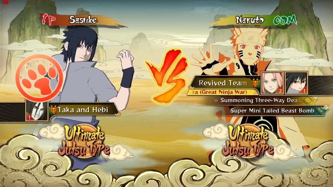Naruto Shippuden Ultimate Ninja Storm Revolution "Indra Sasuke Moveset Mod"