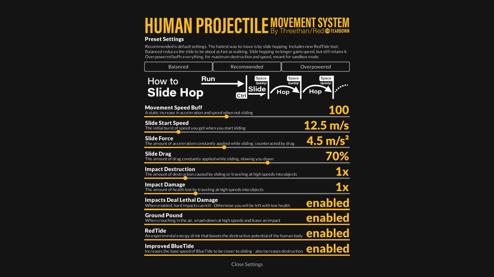 Teardown "Улучшение визуализации"