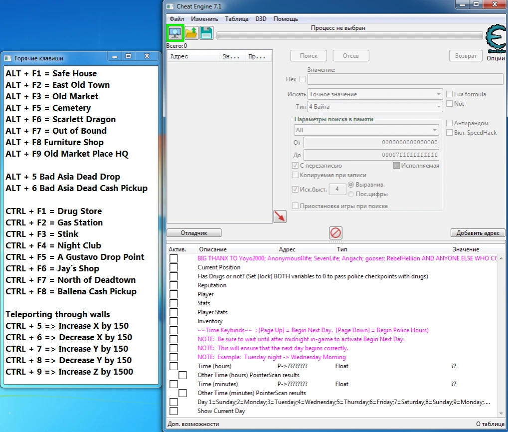 Drug Dealer Simulator: Таблица для Cheat Engine [UPD: 14.05.2020/1.0.4.11.1] {RebelHellion}