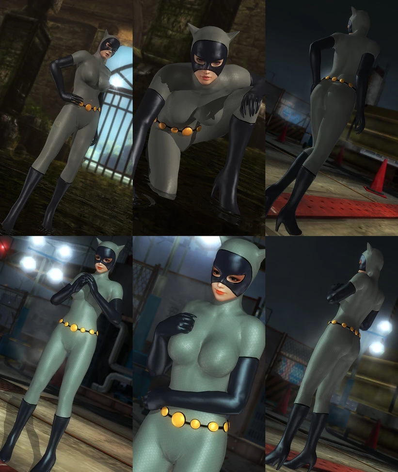 Dead or Alive 5: Last Round "CATWOMAN CLASSIC DC MOD"