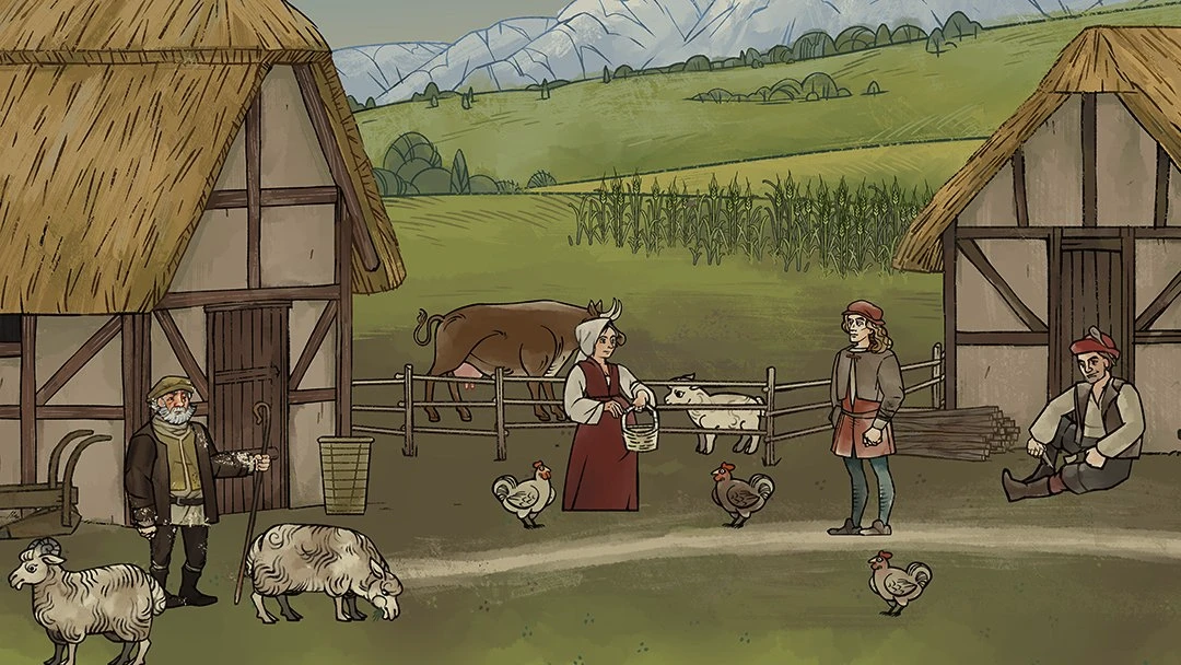 Pentiment получила новое обновление, добавляющее русскую локализацию