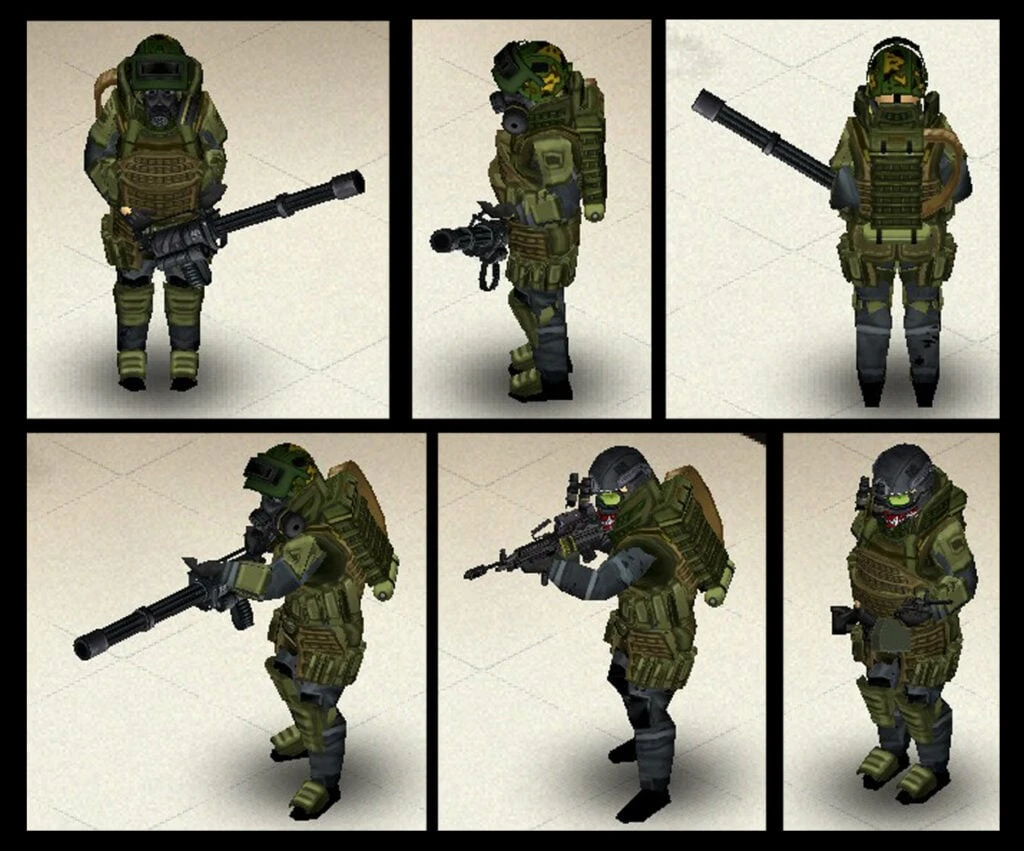 Project Zomboid "Одежда, каски, шлема Brita's Armor Pack"