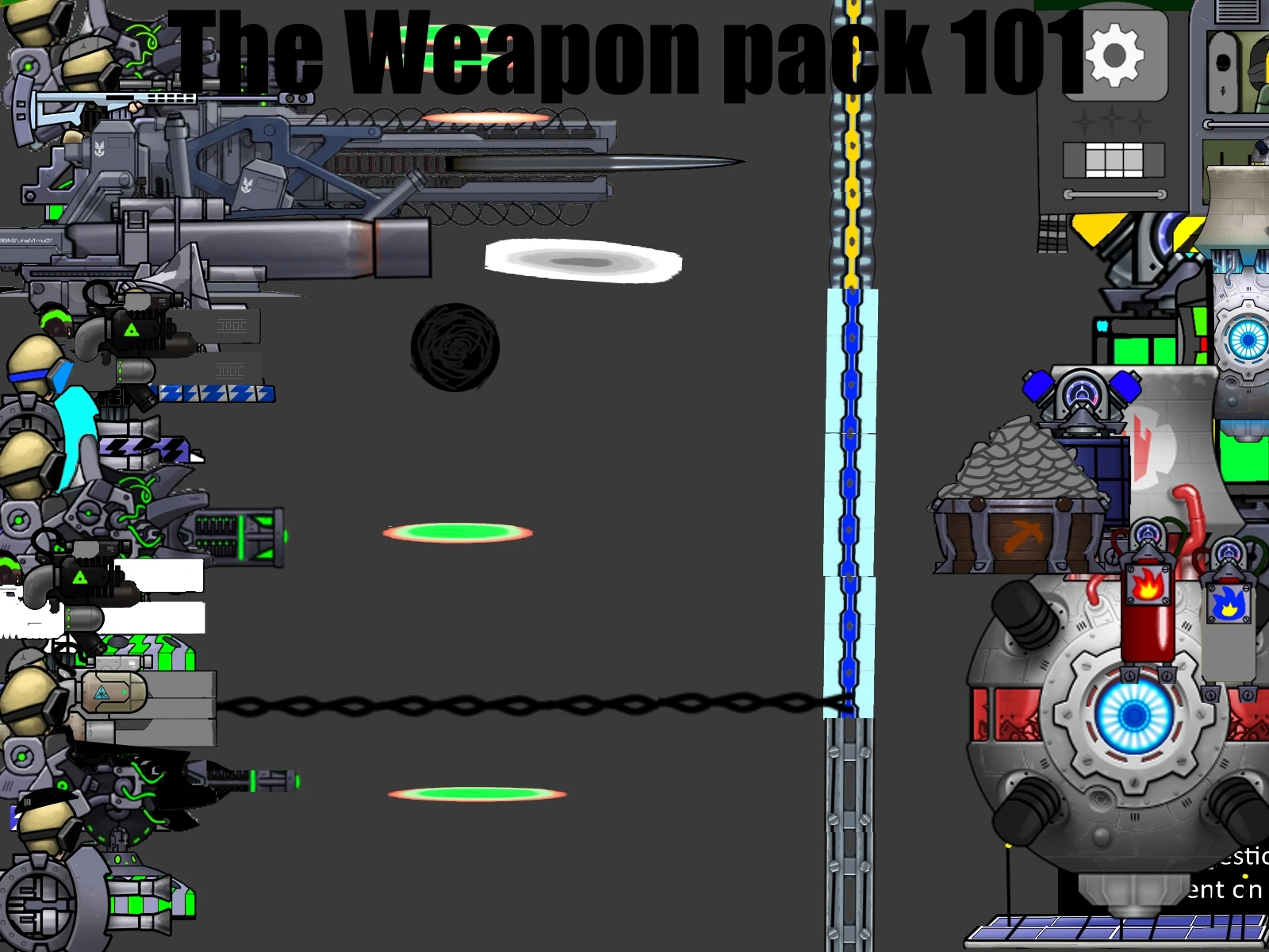 Forts "The weapon pack 101 - большое разнообразия вооружения для ванильной игры"