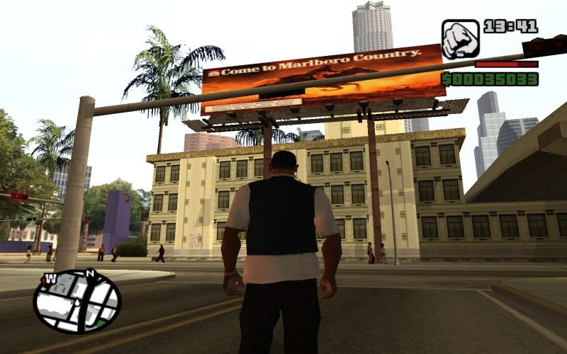 Grand Theft Auto: San Andreas "Настоящие рекламные щиты"