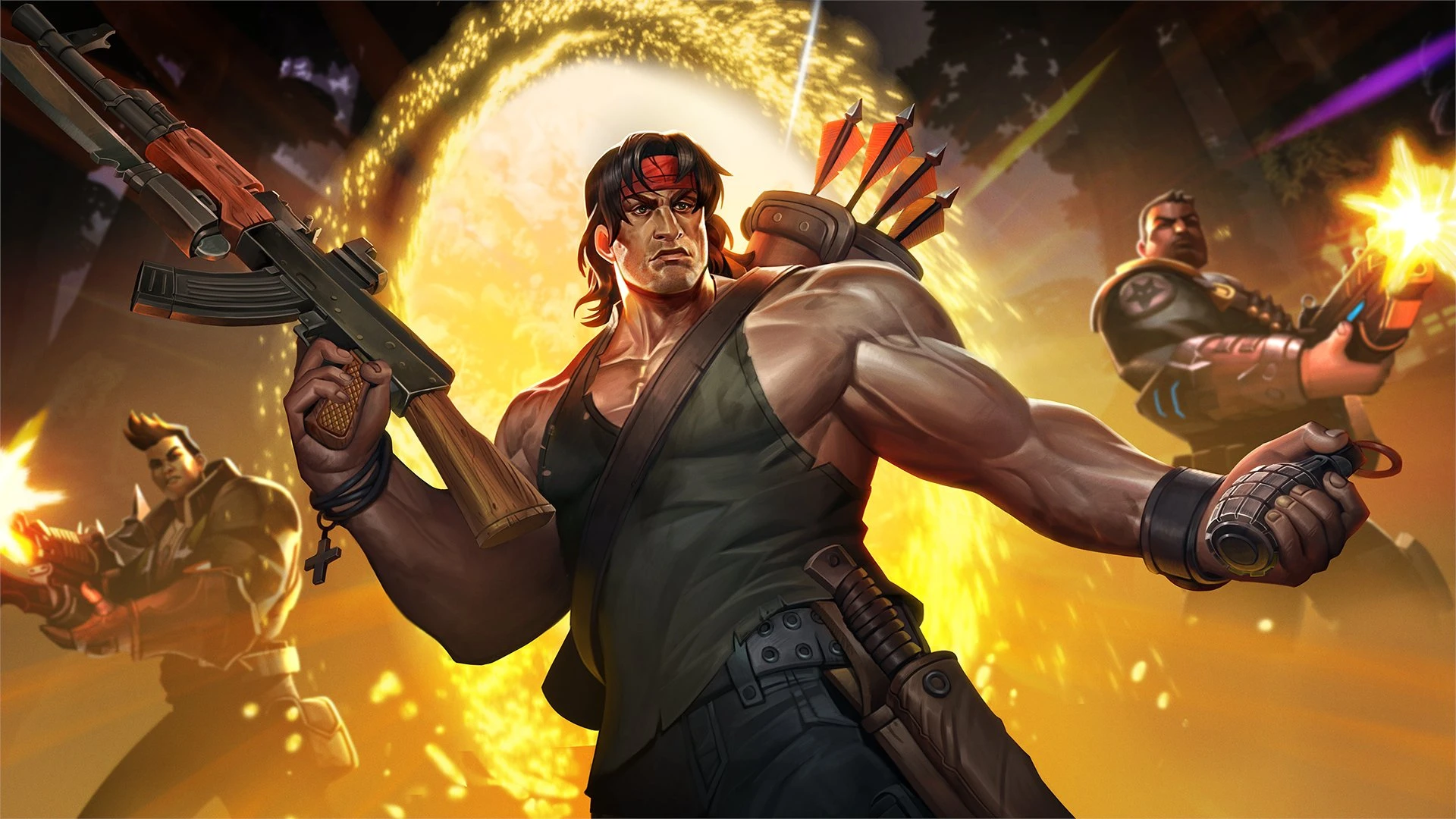 Встречайте Рэмбо в Paladins