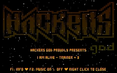 I Am Alive: Трейнер/Trainer (+3) [1.0] {Hacker's God}