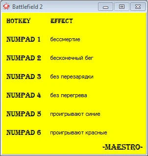 Battlefield 2: Трейнер\Trainer (+6) [1.0] {-MaEsTrO-}