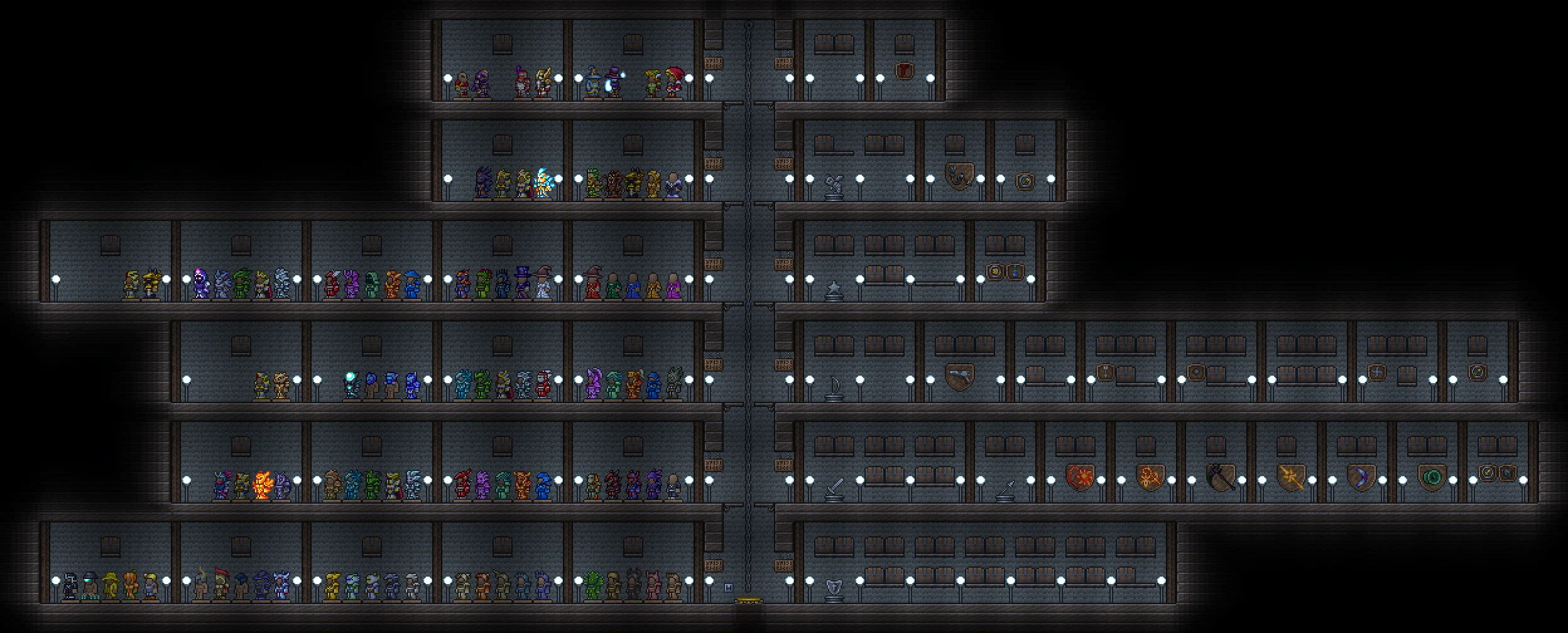 Terraria "Builder's Workshop 4.5.2 - Карта со всеми вещями"