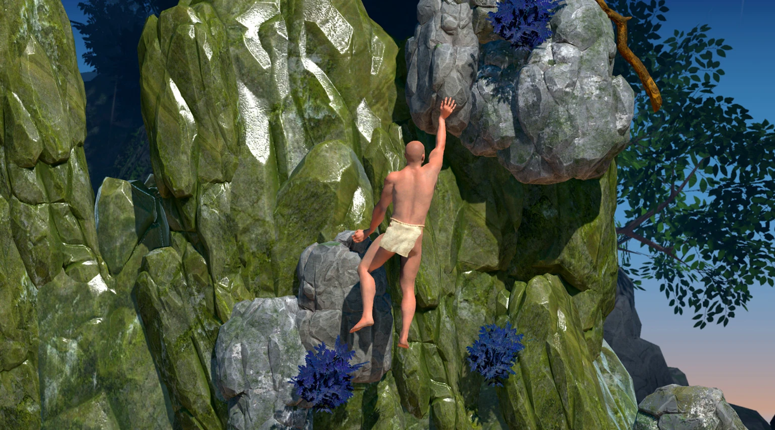 A Difficult Game About Climbing "Сохранение - возможность начать подъем с висящего столба на стройке"