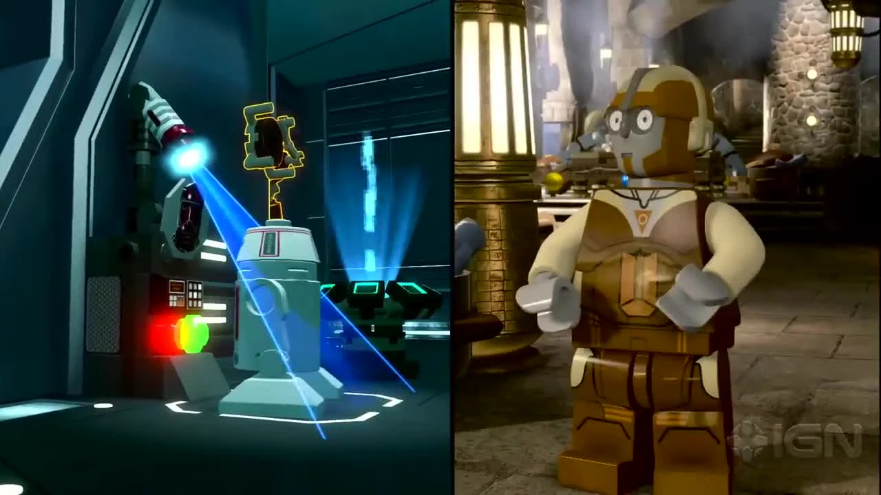 Трейлер LEGO Star Wars: The Force Awakens Official Droids Vignette