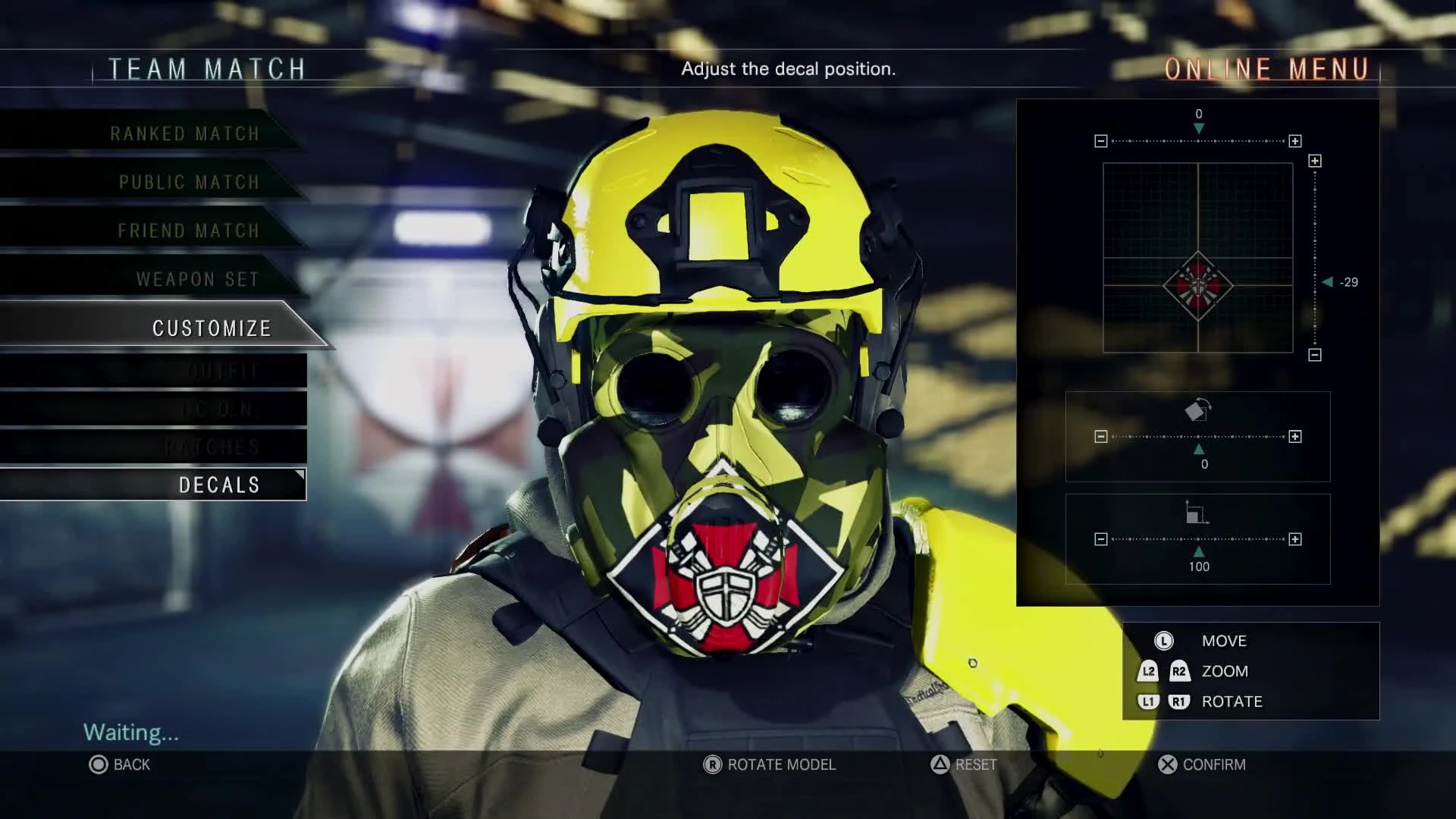 Umbrella Corps "Трейлер кастомизации персонажей"