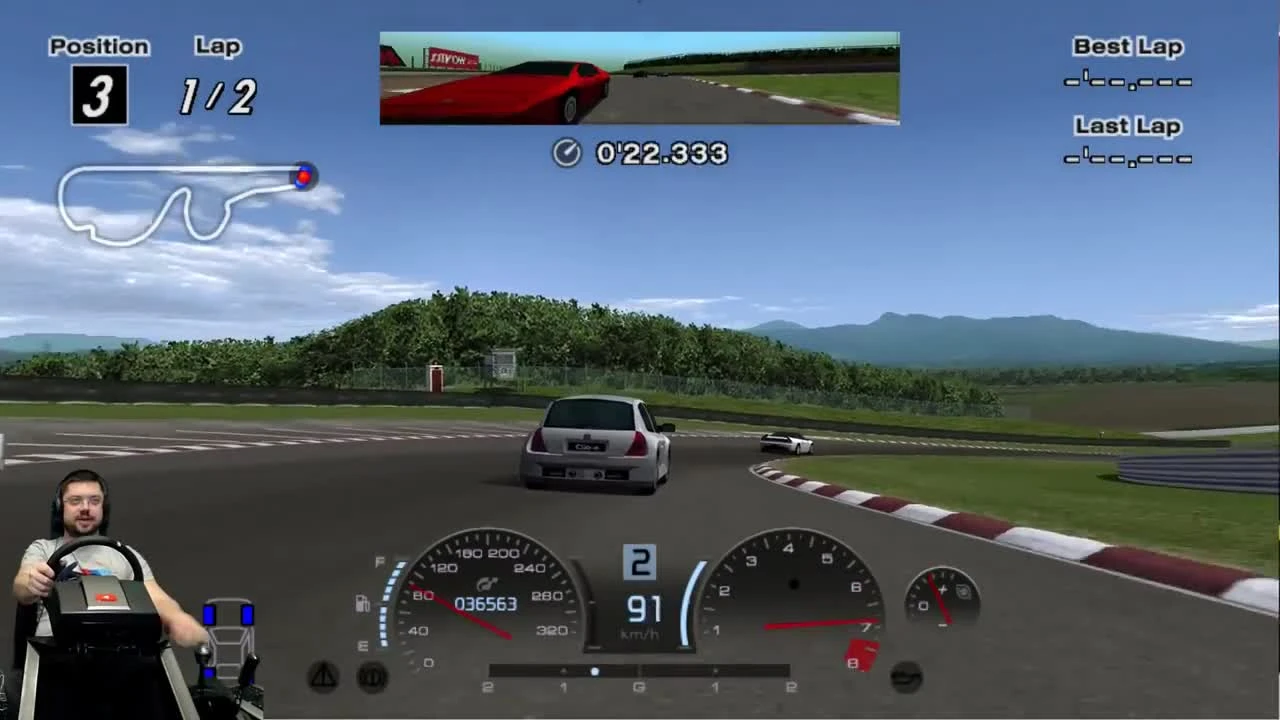 Среднемоторный чемпионат на Toyota MR2 GT-S Gran Turismo 4К на ПК + руль Fanatec CSL Elite