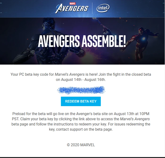 Второе бета тестирование Marvel's Avengers