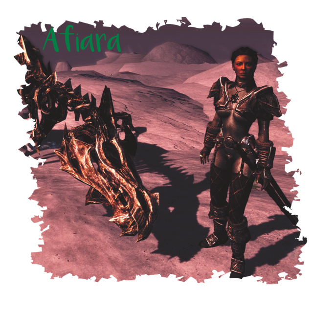 Elder Scrolls 5: Skyrim "Одержимая Афиара/Afiara - the Afflicted Warrior"