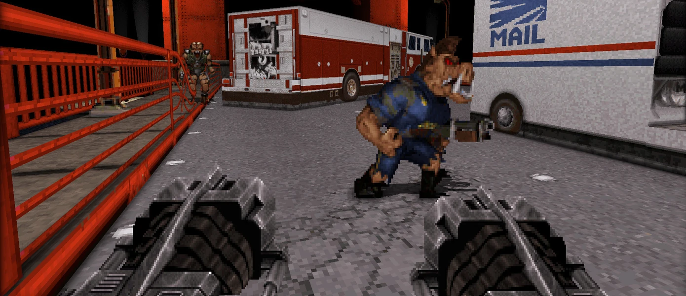 "Убивайте свинокопов": Глава Gearbox воспользовался беспорядками в США для рекламы Duke Nukem 3D