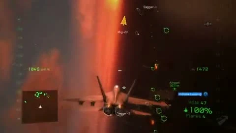 Tom Clancy's H.A.W.X. 2 "Oil Rig Battle Gameplay Trailer"