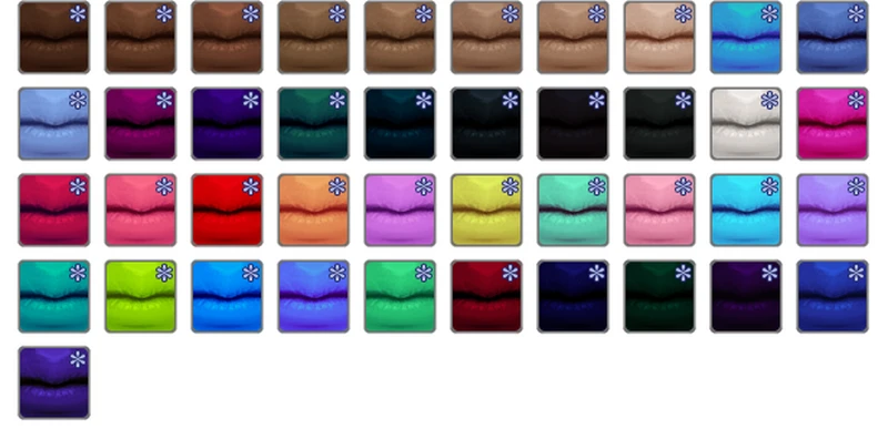 The Sims 2 ''Помада, объекты, одежда и нестандартные фигуры''