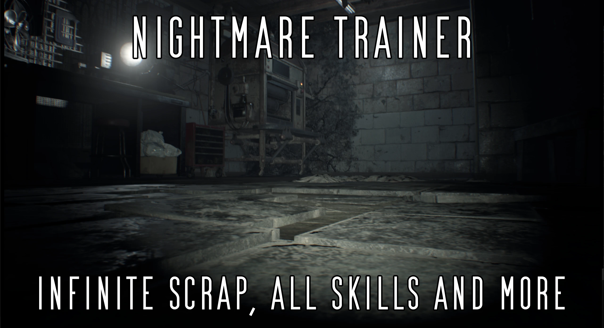 Resident Evil 7 "Nightmare Trainer - Металлолом, открытие навыков" [1.1] {d3sc0le}