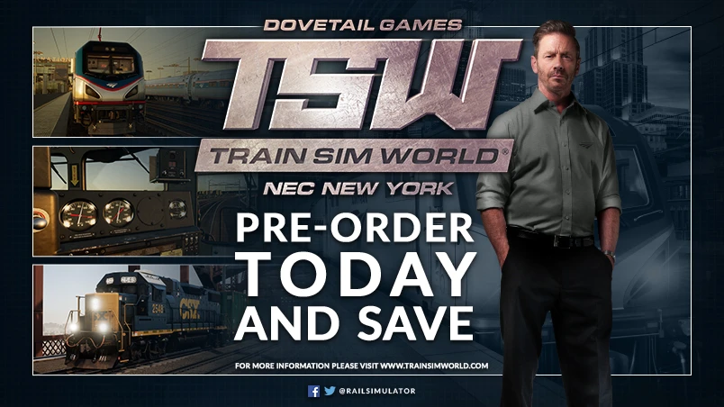 TSW: Анонс Northeast Corridor New York (NEC)