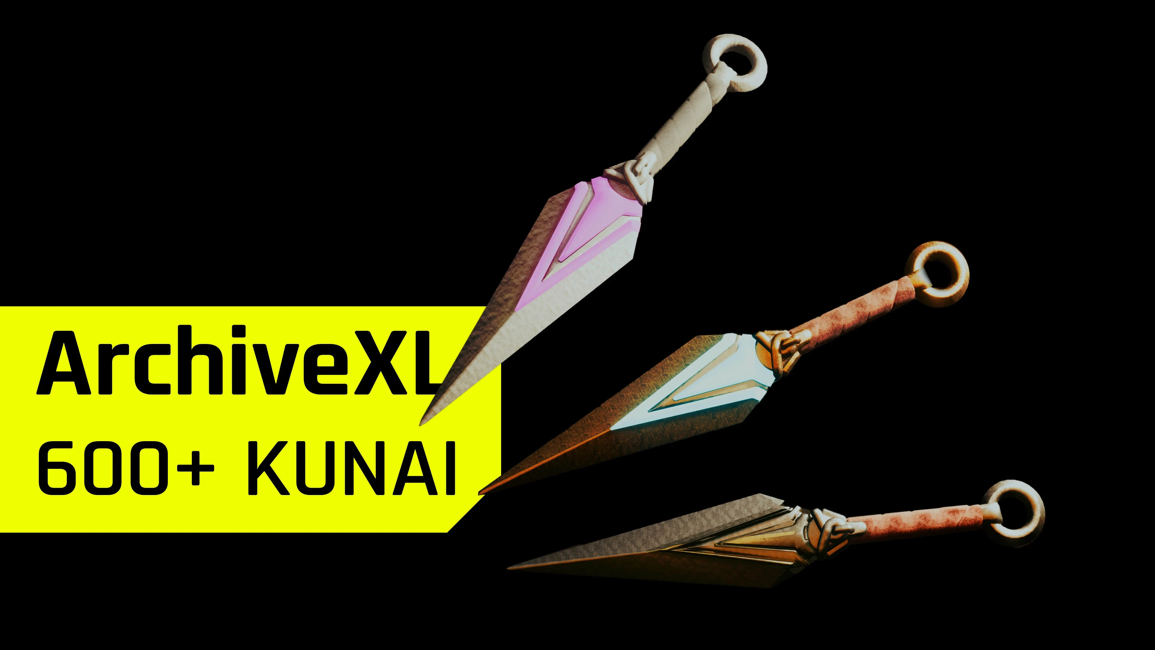 Cyberpunk 2077 "Кунай - настраиваемое метательное оружие ниндзя"