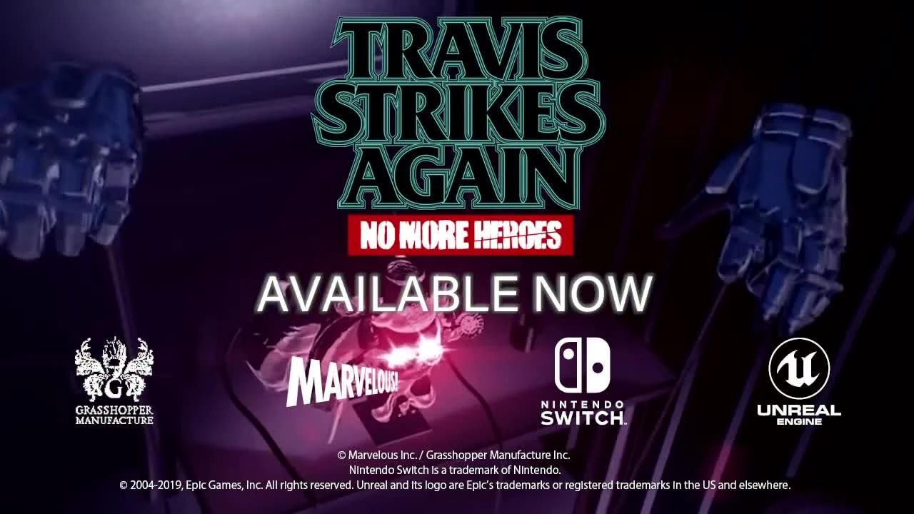 Travis Strikes Again: No More Heroes - Трейлер выхода игры
