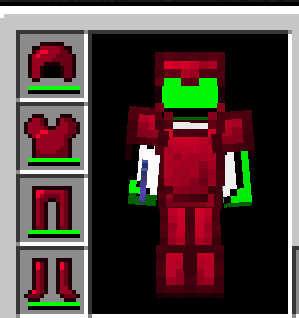 Minecraft "Красная броня"