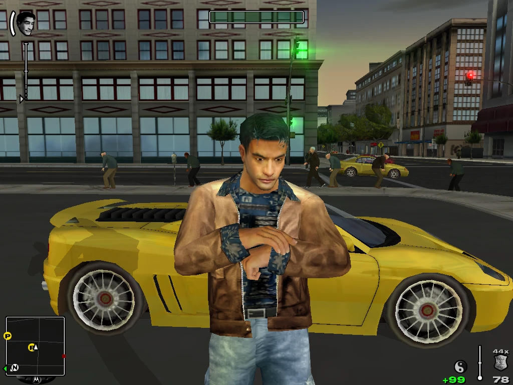 True Crime: Streets of LA "Ник в одежде ТиКея из Driver Parallel Lines"