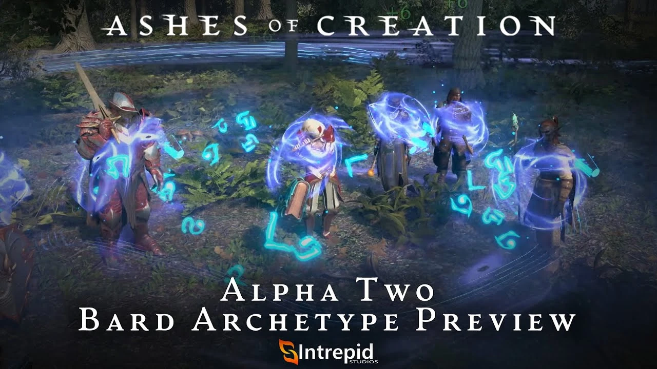 Разработчики MMORPG Ashes of Creation опубликовали геймплей за Барда